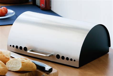 brushed stainless steel bread box on ebay|stainless steel bread bins uk.